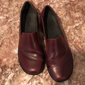 Clark’s Brown Leather Slip-on Shoes